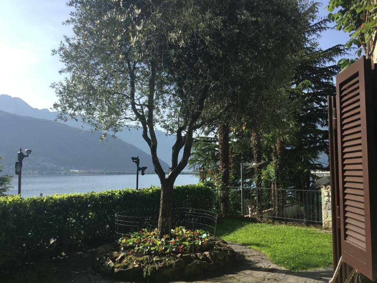 Mon Amour Appartamento In Villa Vista Lago A Lugano-Melide Bagian luar foto